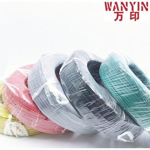 5 m 1007 Electronic wire 24awg 26 28 30 22AWG 18AWG 16AWG PVC Electronic wire cable 12 colors can be selected