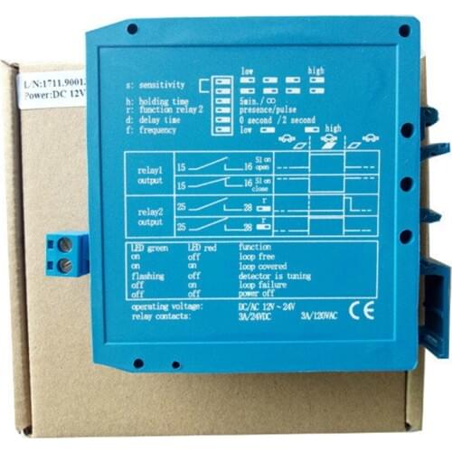 5pcs 12V~24V DC Single Loop detector Automatic parking barrier for toll station Gate opener M1H