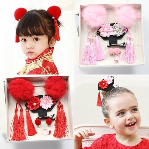 5PCS Lot Cute Cartoon Fruit Flower Princess Headwear Girls Headdress Hair Ropes Girls Hair Accessories Elastic Hair Bands