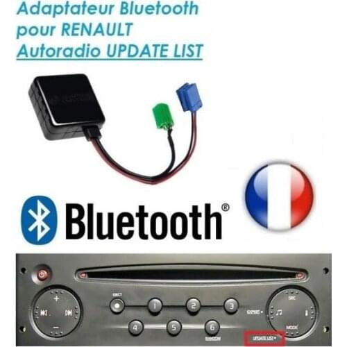 6 PIN ISO AUX Auxiliary Audio IN Bluetooth For Renault Clio Scenic Trafic Skyexpert Car CD Radio UPDATE LIST