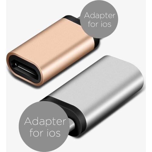 Adaptador for iphone To Type C Adapter 8 pin To Usb c Splitter for IPhone Huawei P20 Pro Samsung Typec Charger Adaptateur Jack