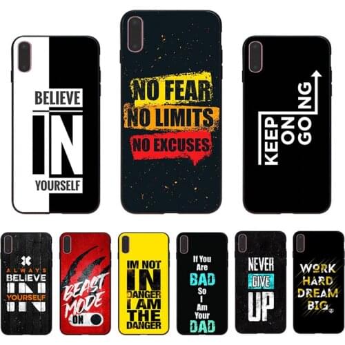 English Phrase Mobile Shell For Iphone 11 Pro Max XS 12 Mini Unique Phone Case SE 2020 XR X 6S 7 8 Plus 5 Soft TPU Hard PC Cover
