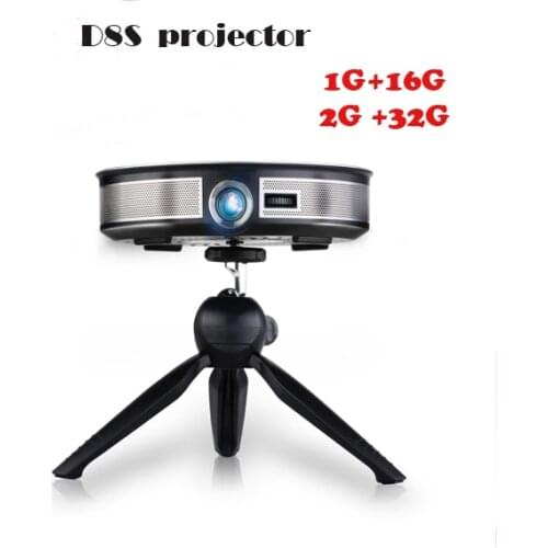 D8S Android DLP Proyector RK3368 Octa Core 5G Dual Band 4K FULL1080P Projector Home Cinema Theater 2G/ 32G HDM-IN 12000mAh