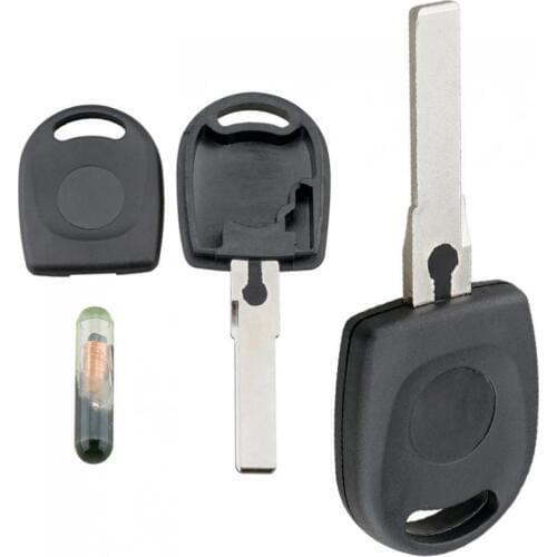 Car Remote Key Shell Case Transponder Key Case with ID48 chip Fit for VW Polo Golf/SEAT Ibiza Leon/SKODA Octavia
