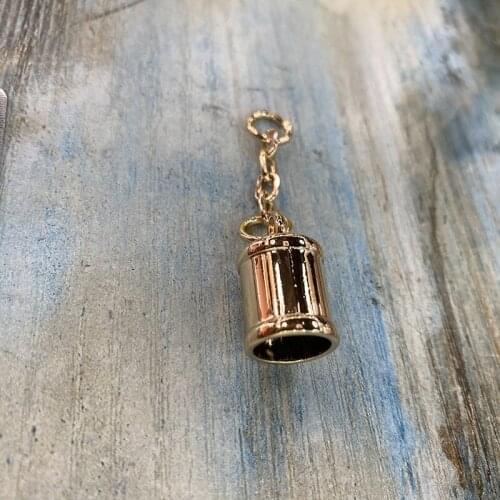 10Pcs Bag Metal Buckles Handbag Strap Tassel Fringe Cap Clasp Connector Hanger Lether Rope Cord Lock DIY Hardware Accessories 5