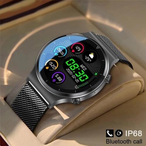 2021New Smartwatch Men Heart Rate Blood Pressure Full Touch Screen Sports Fitness Bracelet Bluetooth for Android iOS Smart Watch