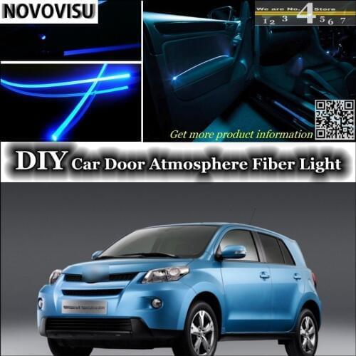 NOVOVISU For TOYOTA Urban Cruiser ist interior Ambient Light Tuning Atmosphere Fiber Optic Lights Inside Door Panel illumination
