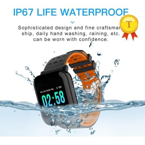 New Sport Smart Band IP67 Waterproof Heart Rate Monitoring Color Screen Fitness Tracker Smart Bracelet Smart Wristband Watch