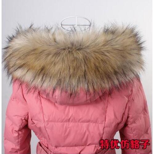 Autumn and Winter womens faux raccoon fur rabbit fox fur scarf big shawl clothing fur collar cape pashina winter scarf 90cm
