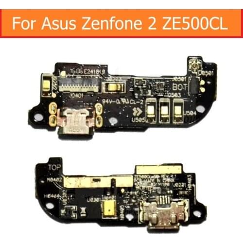 Genuine USB Charger dock connector board Flex Cable For Asus zenfone 2 Z00D ZE500CL charging Jack port board repair parts