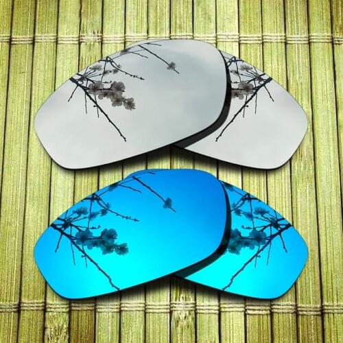 Polarized Replacement Lense For-Oakley Blender Sunglasses Frame - Chrome & Blue Combine Options