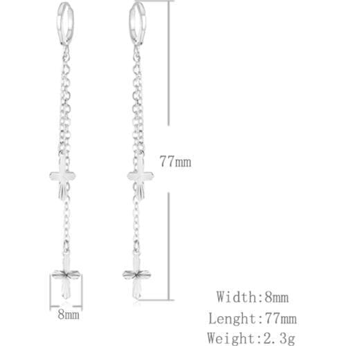 2019 new N925 earrings ladies wholesale ladies earrings simple sterling Silver color jewelrye673