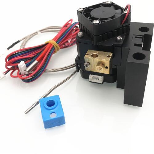 Assembled 1.75mm All Metal Titan Aero Extruder For Prusa i3 MK2 3D Printer with free slicone cover