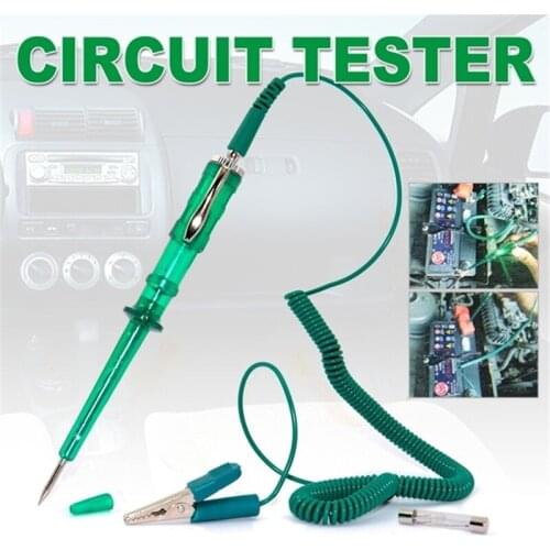 New Car Voltage Circuit Tester Diagnostic Tool For 6V/12V/24V DC System Probe Continuity Test Light