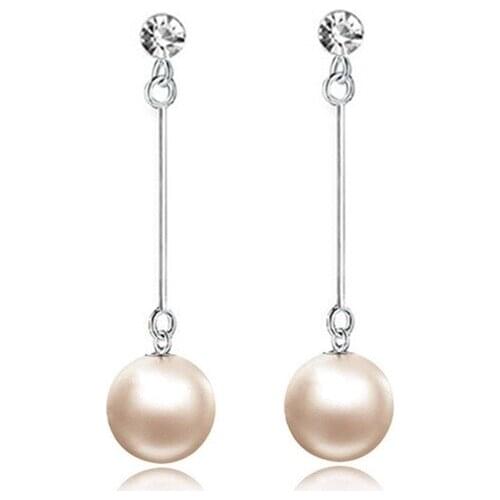 Yingwu Hot Sale Natural Pearl Earrings For Women Freshwater Pearl Stud Earring Accessories Earrings, 925 Sterling Silver Earring