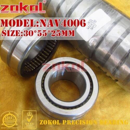 ZOKOL NAV4006 Full complement needle roller bearing with inner ring 30*55*25mm