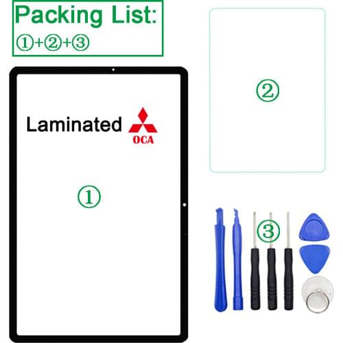 1PCS Laminated OCA Front Touch Glass Screen For Samsung Galaxy Tab S7 T870 T875 T875N T876B T878U Replacement