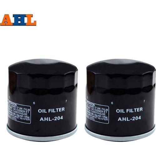 2PCS AHL Motorcycle Parts Oil Filter For YAMAHA YZFR1 LE YZFR1LE YZF R1M YZFR1S YZF R1S R1 998 YZFR3 321 YZFR6 599 YZF R3 R6