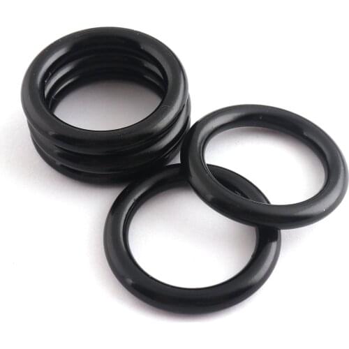 25mmBlack O Rings Zinc Alloy Loop Round Strap Buckle Ring DIY Accessories Jewelry Making Bag Clasp Making Hardware Supplies