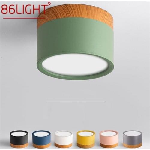 86LIGHT Modern LED Ceiling Light Aluminum Down Light Macaron Creative Decorative For Home Living Room Bedroom Balcony Corridor