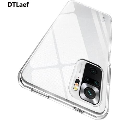 Case For Xiaomi Redmi Note 10 / 10S TPU Silicone Clear Soft Case for Redmi Note 10 Pro / 10 Pro Max Phone protective Back Cover
