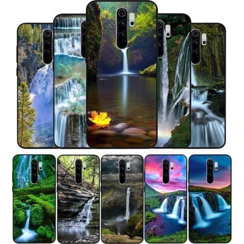 Waterfall Natural scenery design Phone Case For Xiaomi Redmi note 9 8 7 6 5 4 Pro S for redmi 4A 4X 5 Plus 5A 7A Cover