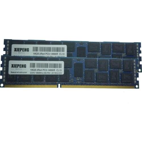 For IBM x3530 x3630 x3500 M4 00D5048 46W0672 46W0767 Server RAM 16GB 1866MHz PC3-14900R 32GB DDR3L 1600 12800 Registered ECC
