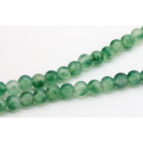 Arts and Crafts Chalcedony stone 6mm Round Loose beads DIY Girl Gift Women Handmade Accessories jewelry making design 15