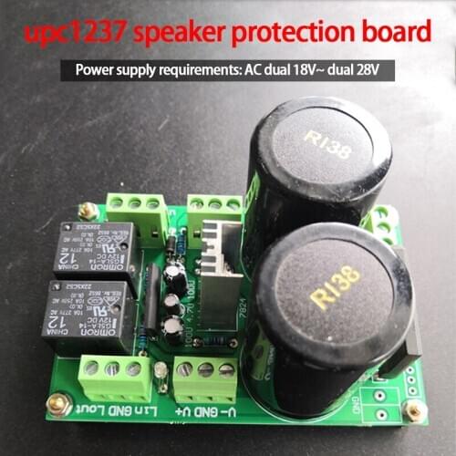 KYYSLB AC Dual 18-28V Rectifier Filter Board Upc1237 Speaker Protection Board Suitable for TDA7293 TDA7294 LM3886TF