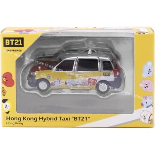1:64 TOYOTA COMFORT BT21 TAXI Alloy model car Metal toys for childen kids diecast gift