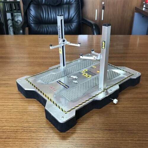 1:18 high simulation alloy car model maintenance scene car model lift lifting frame maintenance station DIY scene
