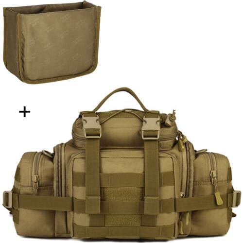 Molle Military Waist Bags Cameras Bag Fanny Pack Belt Tactics Large Shouder Assault Camping Pack Outdoor Sports Camera XA573WA
