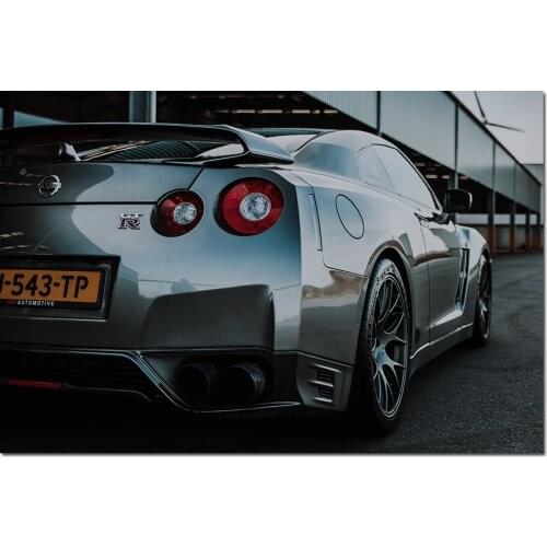 Nissan GTR Supercar Poster Canvas Paintings for Living Room HD Printed Wall Art Vehicle Pictures Home Decoration