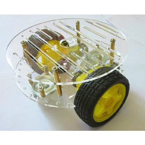 New! 2 wheel Motor Smart Robot Car Chassis Speed Encoder cool For Arduino Free Shipping