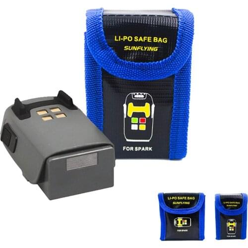 1pcs Fireproof Explosion-proof Lipo Battery Safe Protective Storage Bag For DJI Spark Camera Drone