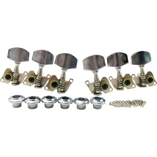 3 Left 3 Right Acoustic Classical Guitar Machine Heads Tuning Keys Pegs String Tuners Smooth and Precise Tuning