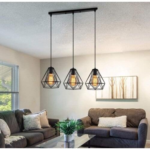 LED Chandelier Light Three Chandelier Geometric Nested Hanging Chandelier Stylish Tree Branch Chandelier Lamp Home Decor HWC