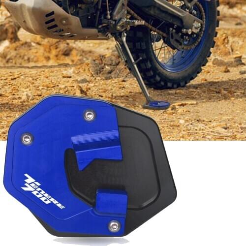TENERE700 Motorcycle Sidestand Side Stand Foot Extension Enlarger Plate Pad Support For YAMAHA TENERE 700 TENERE700 2019-2020