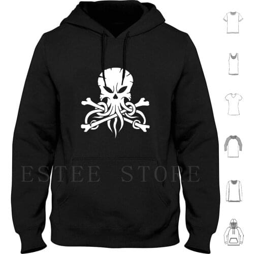 Alestorm Squid Hoodies Alestorm Folk Power Pirate Metal Music Skull Logo Squid