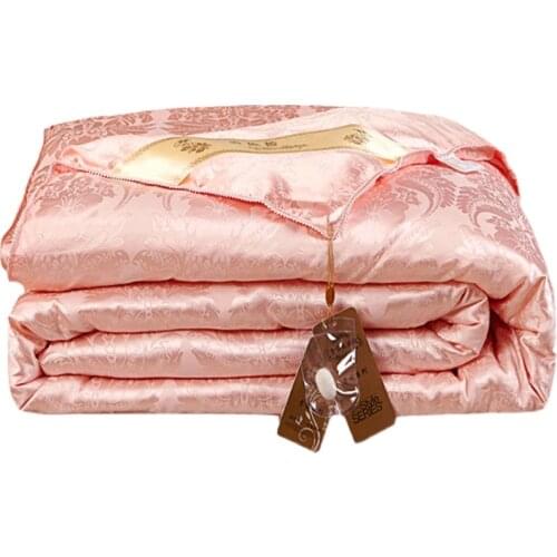 Spring autumn mulberry silk quilts comforter natural royal silk Duvets summer Air Conditioner Quilt twin king queen full size