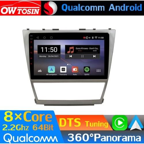Qualcomm 8Core Android Car Media For Toyota Camry Aurion XV40 2006-2011 GPS 360 Camera Radio CarPlay DTS DSP HIFI HDMI 4G WiFi