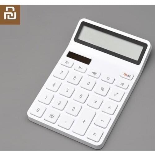 Youpin New Office Desktop Calculator Photoelectric Dual Dive 12 number display automatic shutdown calculator for office finance
