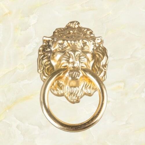 YYSD Antique Bronze Lion Head Pulls for Dresser Drawer Cabinet Door Handles Knobs