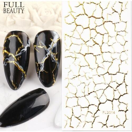 1pcs 3D Nail Stickers Marble Geometric Adhesive Decals 3D Lines Wave Tape for Nail Art Decor Foils DIY Accessory CHFL2013-2024