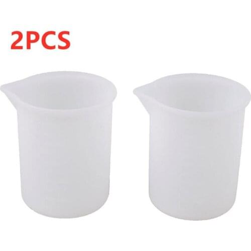 100ML Silicone Measuring Cup Split Cup Resin Silicone Mould Handmade DIY Jewelry Making Tool Epoxy Resin Cup Baking Measuring
