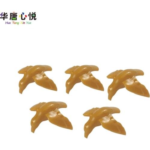 5PCS/Set Animals Series Three-legged Golden Crow Bird Son Of The Sun Building Blocks Toys for Children Kids Gifts Animal Model