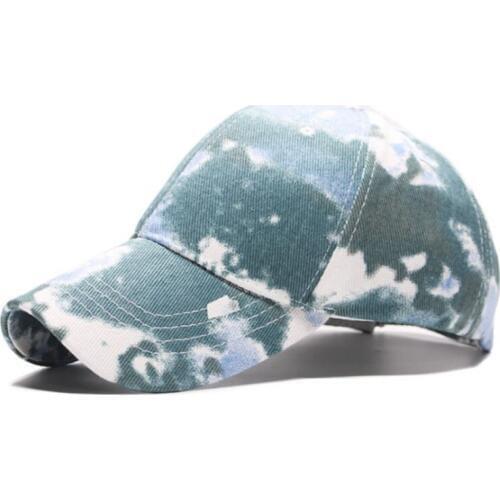 New Fashion Colorful Tie-Dye Baseball Cap Spring Men Women Trend Lovers Hat Outdoor Sports Adjustable Sun Graffiti Bone