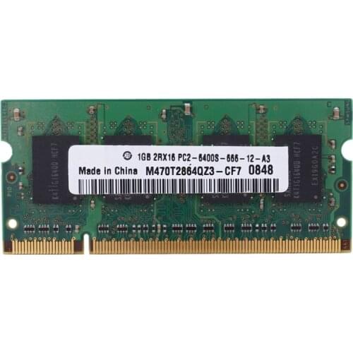 DDR2 1GB Notebook RAM Memory 2RX16 800MHZ PC2-6400S 200Pins SODIMM Laptop Memory