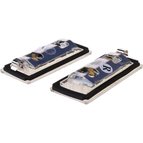 G5AD 2Pcs Error Free 18 LED Number License Plate Light for bmw E66 E65 7-Series 735i White