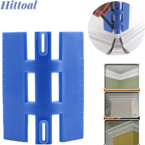 Bullnose Corner Marking Tool Bull Nose Corners Trim Gauge for Baseboard Chair Rail and Crown Molding Gauges Tools
